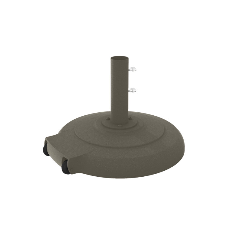 Tropitone 125 Lb. Aluminum Free Standing Umbrella Base with Wheels